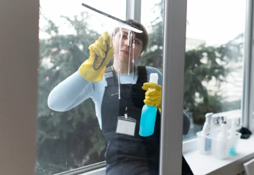 Nettoyage de vitres intérieures et extérieures à Cléon